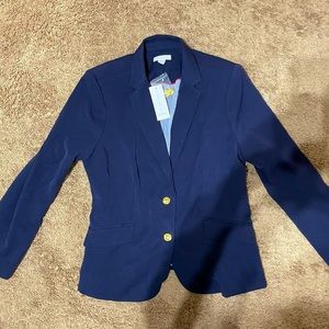 Beautiful navy and gold  blazer
